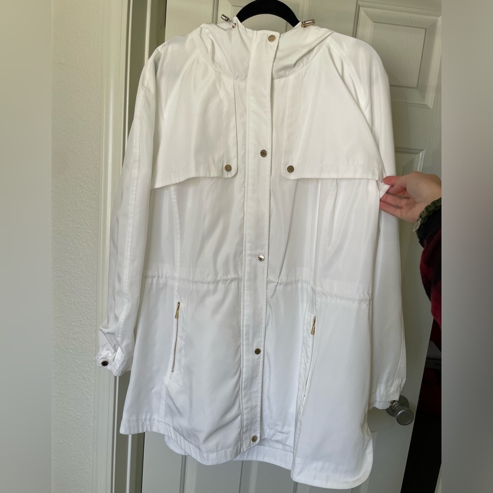 Calvin Klein Windbreaker Raincoat Trench Coat Style